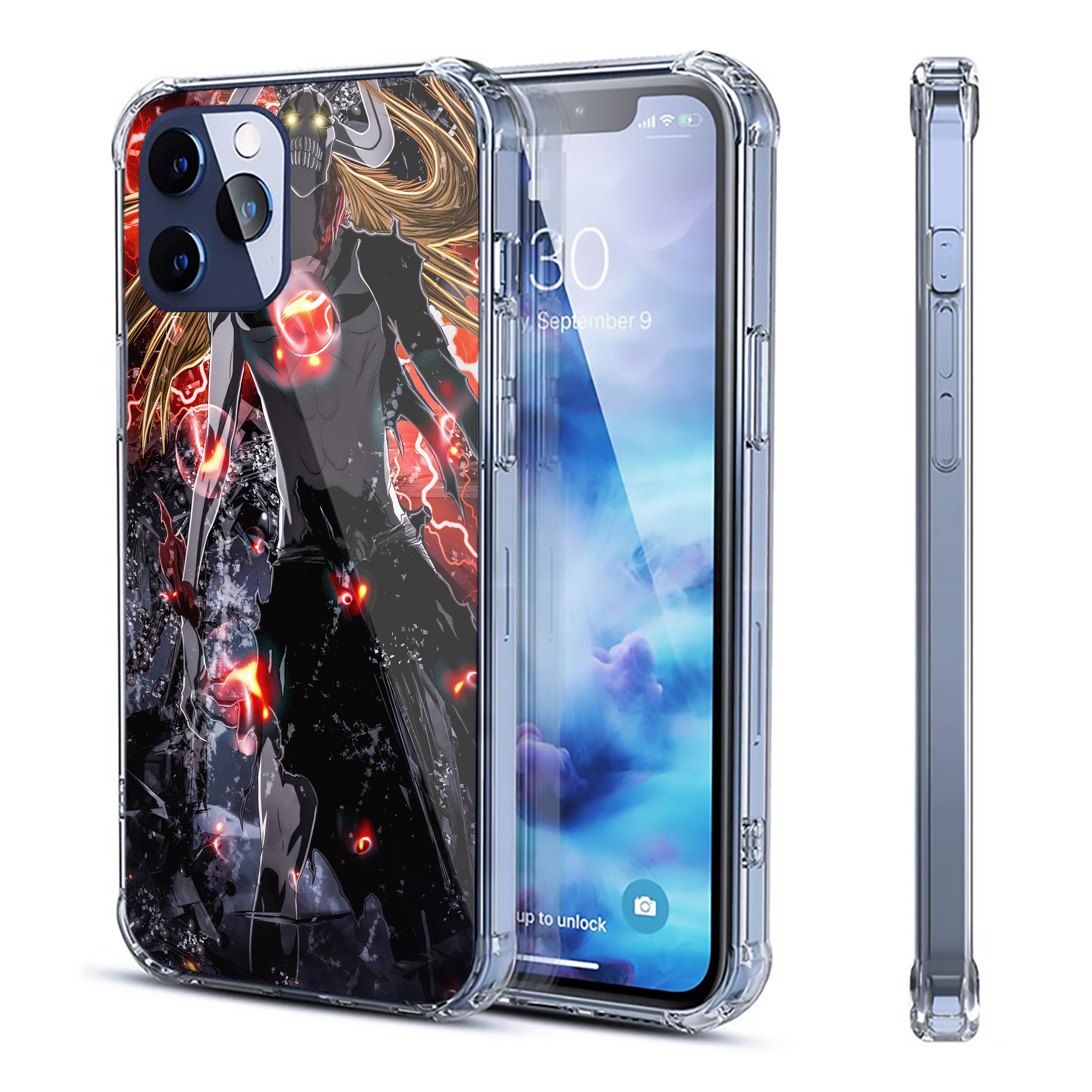 （画像用） ブリーチ BLEACH 【iPhone 12シリーズ対応】透明スマホケース（クリアソフトケース）